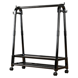 简易衣架落地卧室家用可移动挂衣服架子室内阳台晾衣架宿舍衣帽架