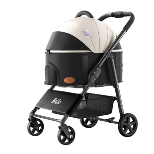 BELLO K3L宠物手推车轻便可折叠狗狗猫咪小推车外出车可分离