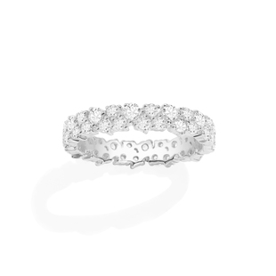 APM Monaco密镶戒指银色轻奢叠戴指环情侣对戒送人新年情人节礼物