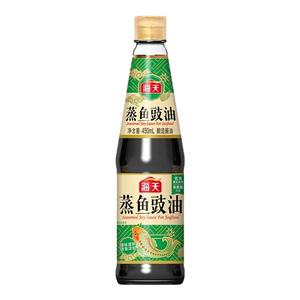 海天蒸鱼豉油100ml家用小瓶白灼清蒸鱼提鲜厨房调味凉拌海鲜酱油