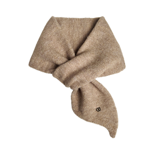 韩版针织含羊毛保暖小围巾女秋冬季毛线围脖气质交叉护颈脖子领巾
