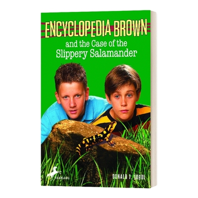 英文原版 Encyclopedia Brown and the Case of the Slippery Salamander 百科全书小布朗 滑蝾螈的案例 英文版 进口英语原版书籍
