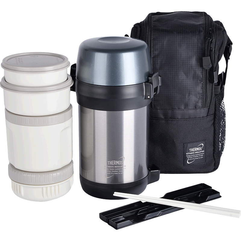 【自营】THERMOS/膳魔师保温饭盒 日式男士女学生保温桶便当 JLS