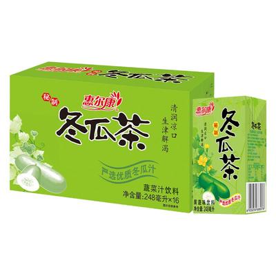 惠尔康菊花茶冬瓜茶饮料16盒