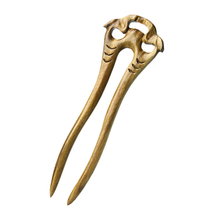 发簪簪子古风女盘发加长款新中式黑檀绿檀木簪子简约气质超长汉服