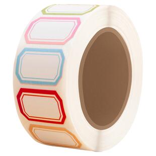 彩色标签贴不干胶自粘性防水防油口取纸价格标签贴食物有效期标记中药品商品分类标识贴手写姓名贴索引便利贴