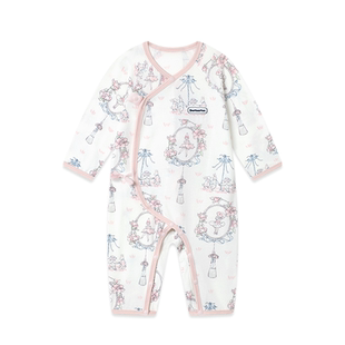 【新品】Domiamia新生儿连体衣小月龄宝宝满月百天透气婴儿衣服