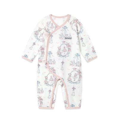 【新品】Domiamia新生儿连体衣小月龄宝宝满月百天透气婴儿衣服