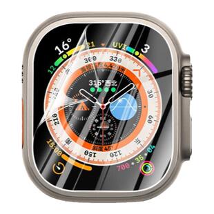 适用iwatch ultra3水凝膜ultra2全屏覆盖applewatch11代保护膜S11苹果S8手表新款S10贴膜薄防指纹自动修复膜