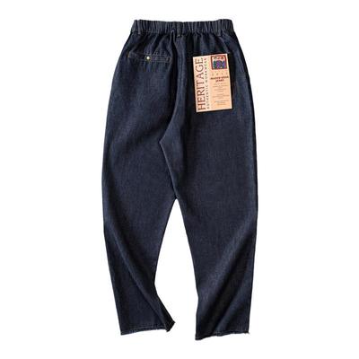 马登工装美式休闲冰皮牛仔裤