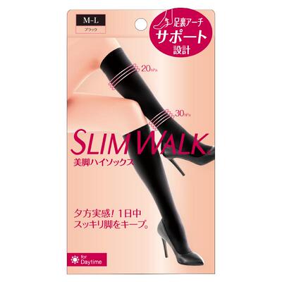 slimwalk美腿显瘦阶段压力中筒袜