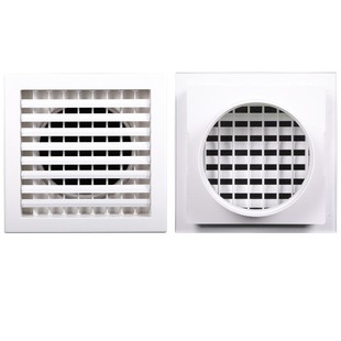ABS新风风口方形天圆地方 新风系统通风排风口中央空调出风口定做