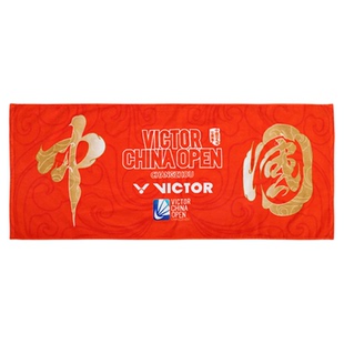 VICTOR胜利威克多运动毛巾擦汗吸汗2025中国羽毛球公开赛TWCO2502