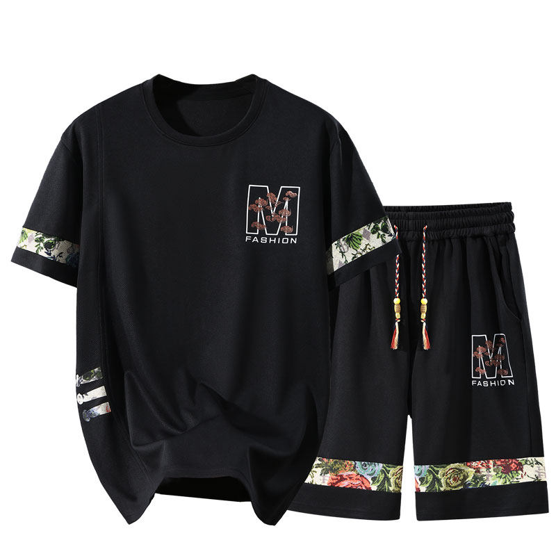 L男士短裤短袖t恤Tshirt宽松套装