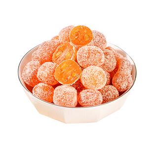 冰糖金桔干正宗天山雪桔500g罐装金橘子干老人爱吃蜜饯果脯零食