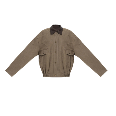 复古巴恩风水洗工装夹克外套