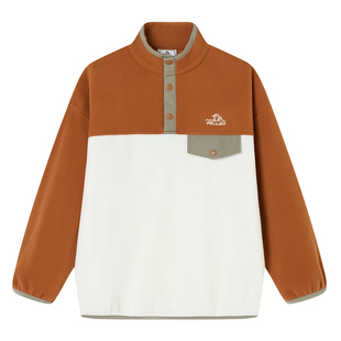 伯希和户外儿童抓绒衣女Polartec Micro防风保暖外套摇粒绒内胆男