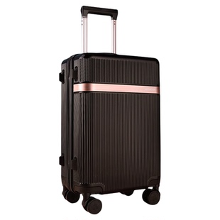 稻草人行李箱女2025新款静音万向轮拉杆箱登机20寸旅行密码皮箱子