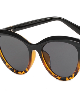 猫眼太阳镜眉毛2022欧美凹造型