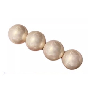 法式千金大珍珠发夹女后脑勺2024新款半扎发弹簧夹高级感夹子头饰