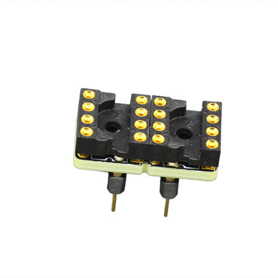 241科氏 V45 AUGAT 瑞士顶配八脚插座 单转双运放 25麦镀金