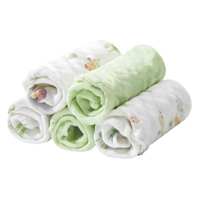 好孩子A类纯棉六层小方巾