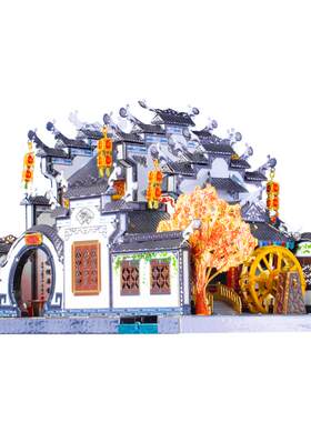 艺模3D立体拼图徽式园林金属