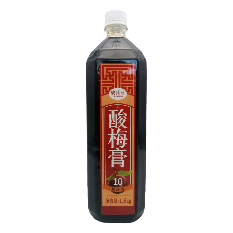 酸梅膏骏驰旺金旺1.5kg整箱12瓶10倍正新鸡排火锅店商用