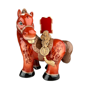 习习李居明正品常年吉祥物工艺品可放九运二十年头马当红