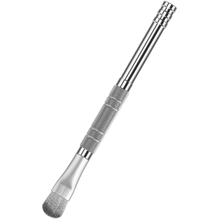 主板芯片除胶刷手机维修IC焊盘加硬钢丝软鬓毛抛光除锡圆长柄刷子