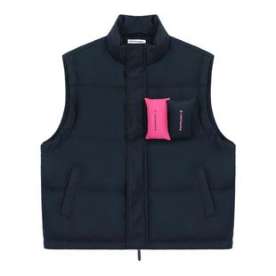 BJHG不计后果贴贴白鸭绒羽绒服男款冬季新款情侣工装羽绒马甲外套