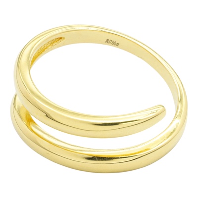 18k金弹簧开口戒指女款轻奢小众