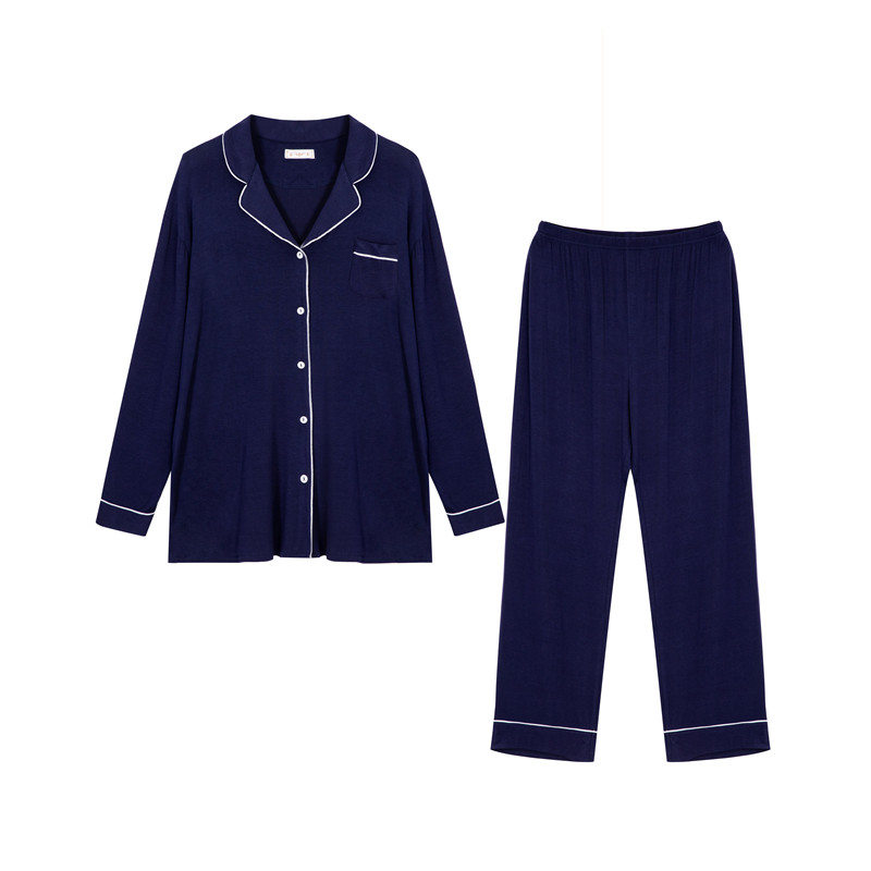 莫代尔长裤宽松胖mm200家居服