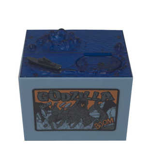 哥斯拉恐龙存钱罐儿童霸王龙大战金刚吃钱的储蓄罐男孩的生日礼物