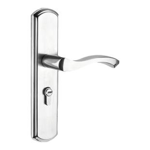 门锁室内通用型卧室房间门锁家用不锈钢可调节木门锁卫生间门把手