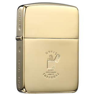 ZIPPO打火机复刻二战镀钛18K金送男友礼物煤油防风官方旗舰正品