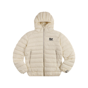 BURNIN*90白鸭绒轻薄户外连帽排骨羽绒服男女冬季休闲保暖上衣潮