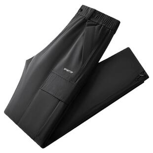 鸭鸭鹅绒羽绒裤男新款宽松直筒外穿石墨烯护膝加厚防寒东北棉裤JH