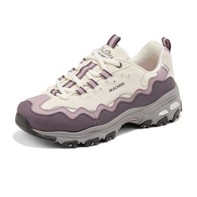 斯凯奇树莓熊|2026新款女鞋熊猫鞋厚底增高老爹鞋缓震休闲运动鞋