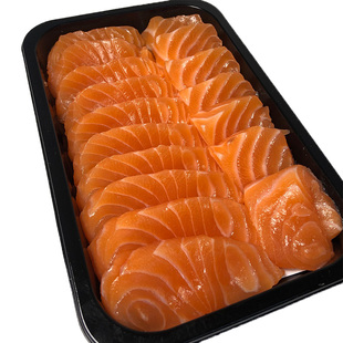 法罗丹麦皇冠三文鱼段刺身现切进口冰鲜品质肉质肥美即食冰鲜切片