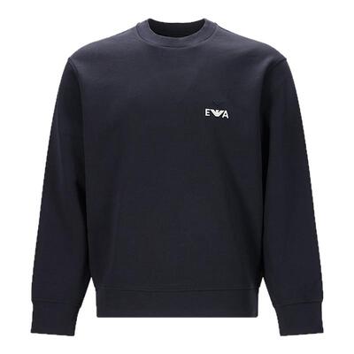 EA阿玛尼 男士宽松版圆领长袖卫衣运动衫 EM002919 AF10013