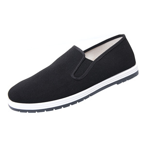 【买一送一】鞋子男黑布鞋老北京布鞋男工地干活耐磨休闲鞋工作鞋