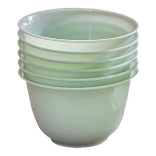 一次性功夫小茶杯翡翠绿注塑食品级泡茶水杯加厚加硬品茗杯可定制