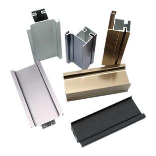 高柜立柜免拉手型材柜门隐形嵌入式双边单边坚装橱柜柜体免拉手