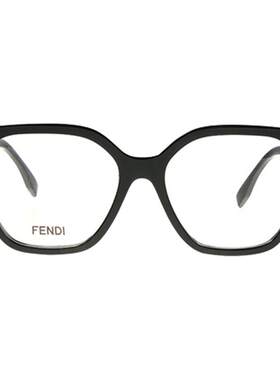 FENDI方形女款金属眼镜架