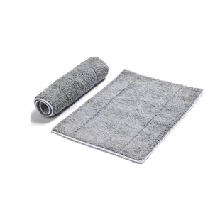 拖把布替换布平板拖布头夹固式拖地布尘推布加厚吸水不掉毛墩布头