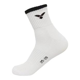 三双装VICTOR羽毛球袜子威克多胜利加厚运动袜短筒袜毛巾底耐磨