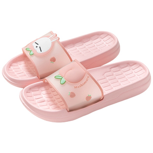 流氓兔拖鞋女夏可爱少女心水果室内防滑厚底高级感卡通儿童凉拖鞋