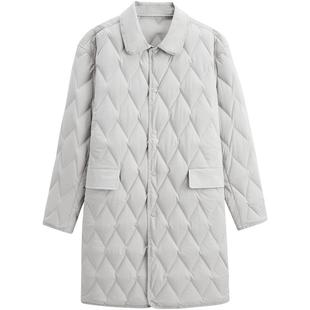 GXG男装中长款翻领羽绒服 2023年冬季品