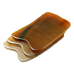 刮痧板背部肩颈专用白水牛角工具脖子淋巴全身通用身体颈椎超薄腿